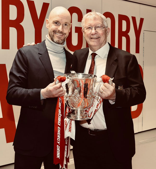 Man United win first trophy of Ten Hag era