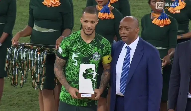 NIGERIA: Troost-Ekong Clinches 2023 AFCON Player of the Tournament Title