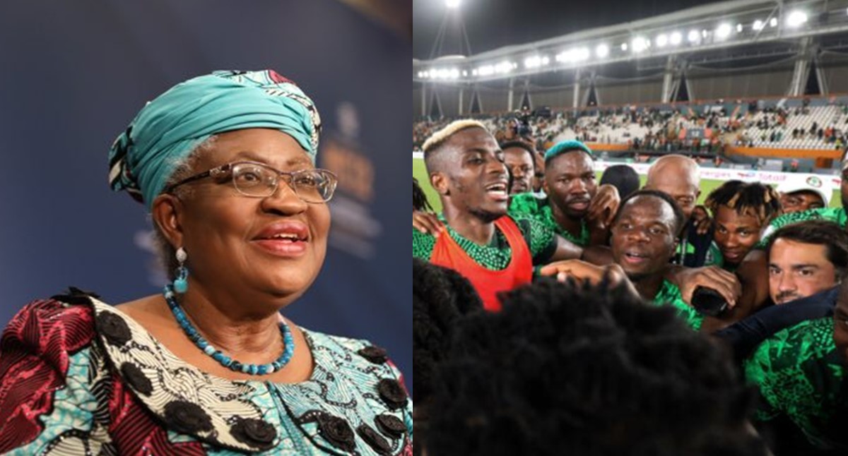 NIGERIA: Ngozi Okonjo-Iweala Cheers on Super Eagles Ahead of Semifinal Clash with South Africa