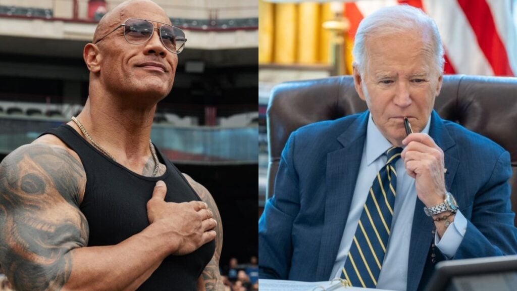 FOREIGN: American Actor, The Rock, Chooses Not to Endorse Biden for Second Term in US Election