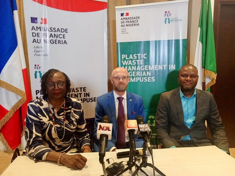 French embassy unveils plastic waste management project in Nigerian varsities.