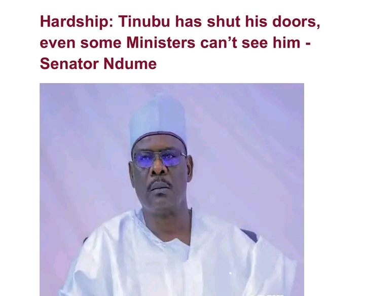 The Chief Whip of the Senate, Ali Ndume, has expressed concern over the rising cost of living and food scarcity.