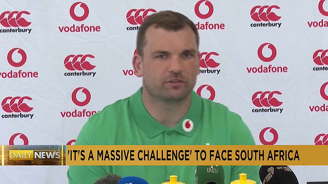 Ireland to face off against Springboks in two-Test series in South Africa.