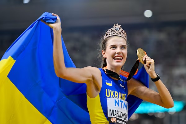 Ukraine’s Yaroslava Mahuchikh Shatters 1987 Women’s High Jump World Record