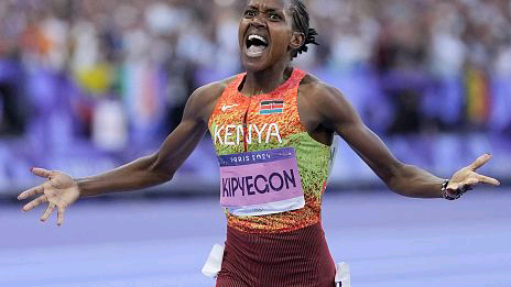 KENYA: Kenya’s Faith Kipyegon Clinches Historic Third Consecutive Olympic Gold in 1500m