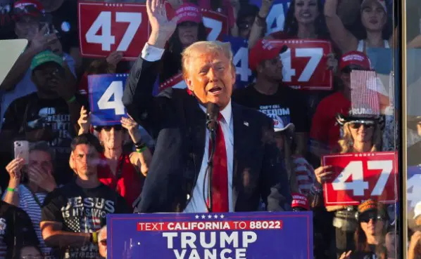 USA: Third assassination attempt’: Man arrested with firearms outside Trump rally in Coachella Valley.