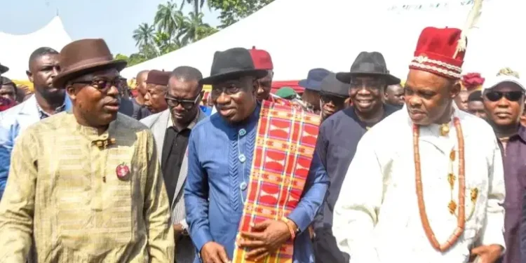 Jonathan Cheers Fubara as Rivers’ Future Political ‘General’, Emphasizing Strength Through Struggles