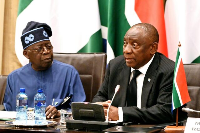 Why Nigeria, South Africa Must Lead Continent’s Transformation, by Tinubu