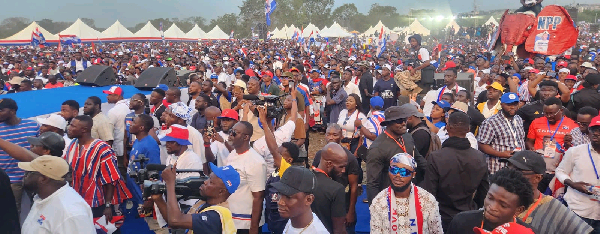 Bawumia’s Final Rally in Ghana: A ‘Showers of Blessing’ Moment of Unwavering Support Amid the Rain