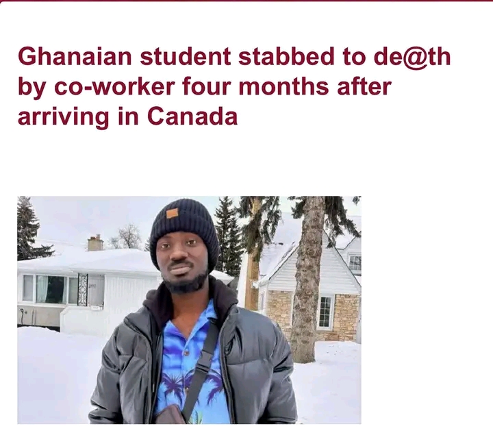 Ghanaian Student Stabbed To Death After Four Months Of Arrival