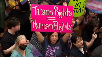 Protests Break Out As Iowa Bill Threatens Gender Identity Protections