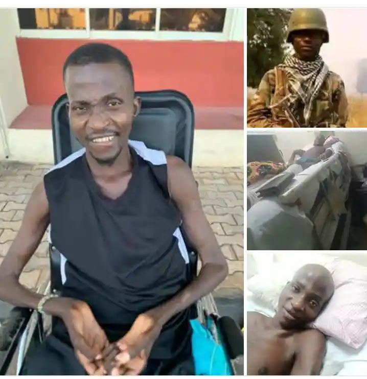 Abandoned Nigerian Soldier Seeks Help After Four Years in Hospital While Ex-Boko Haram Fighters Are Sent Abroad for Training