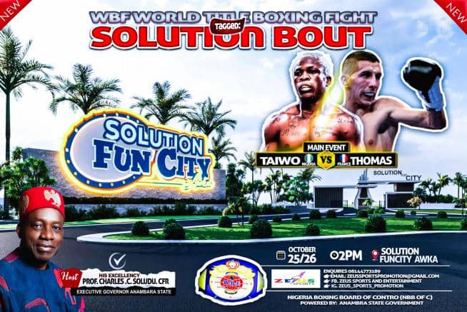 Anambra to host biggest boxing: title fight in Nigeria