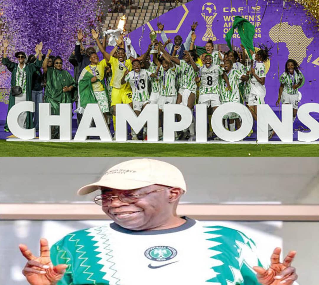 President Tinubu Awards Super Falcons National Honors, Grants $100,000 to Each Player