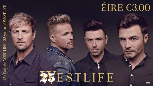 Westlife Immortalised by Irish Postal Service on 25th Anniversary